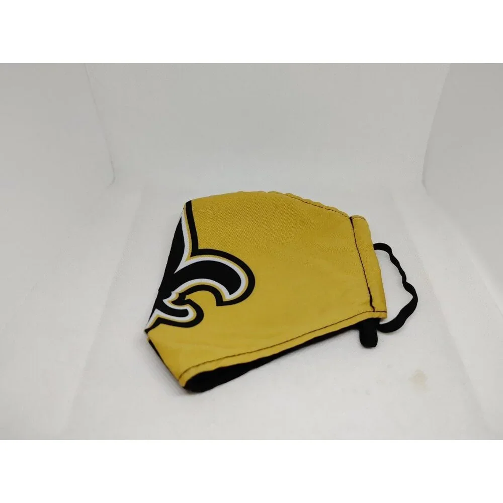 New Orleans Saints FACE MASK 1 pk Youth NFL official face Cover Hand washable